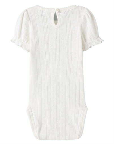 Name It - NBFHappy Bodystocking - Cloud Dancer